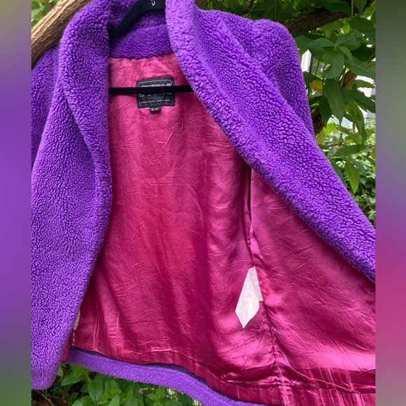 Vintage UTEX purple Sherpa jacket - Picture 3 of 6